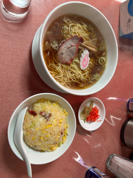 「ラーメン定食」@岩手屋の写真