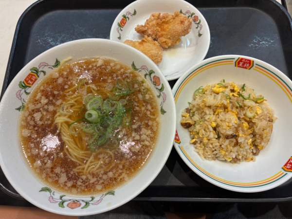 「餃子の王将ランチセット（¥790）」@餃子の王将 荻窪駅西口店の写真