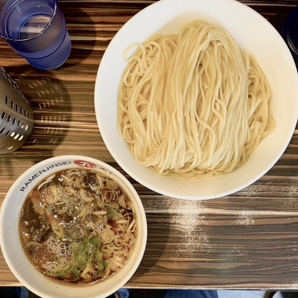 「醤油つけ麺」@ラーメン人生 JET600の写真