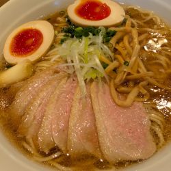 鴨そば・鴨チャーシュー＆味玉増し