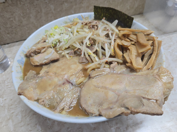 「濃厚みそチャーシューメン・大盛・メンマ ￥1,700」@喰我の写真