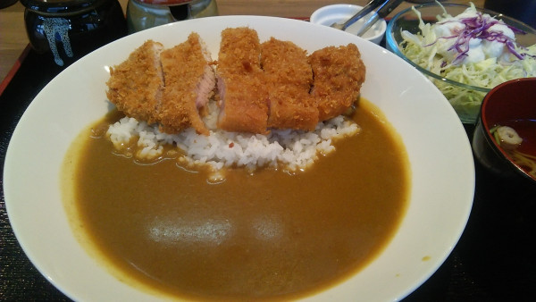 「カツカレー 1380円」@#カツ丼は人を幸せにする#とじないカツ丼 本八幡店の写真