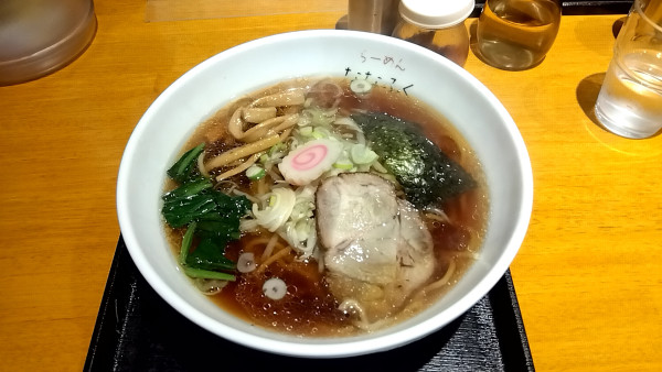 「らーめん（９００円）」@らーめんななふくの写真