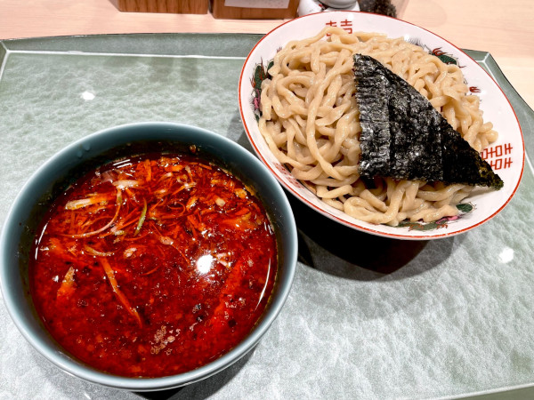 「辛つけそば」@らぁ麺 花萌葱の写真