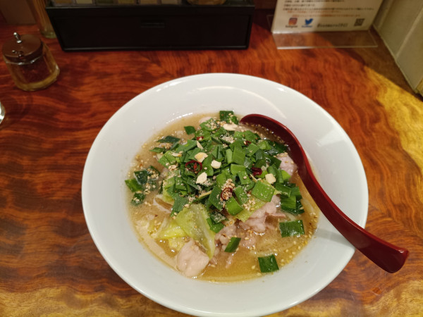 「博多もつ味噌ラーメン　　1500円」@三馬路 東京店の写真