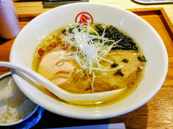 「鶏ト魚介 1100円」@らぁめん鸞の写真