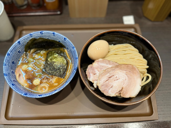 「特製つけめん 小200g 1250円」@くり山 新横浜店の写真
