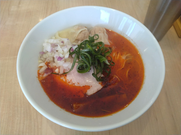 「【限定A】サテトム風塩そば(海老風味)¥1100-」@「七色の落書き」の写真