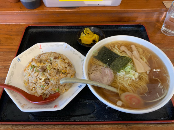 「ラーメンチャーハンセット 1,000円」@中華食堂 万里の写真