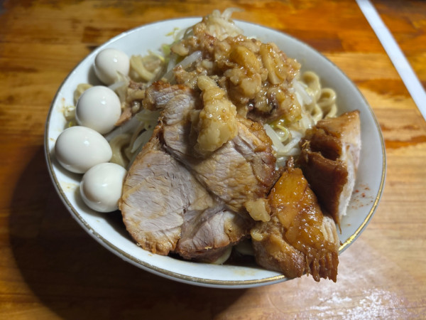 「たま小ラーメン　うずらあぶら」@蓮爾 新町一丁目店の写真