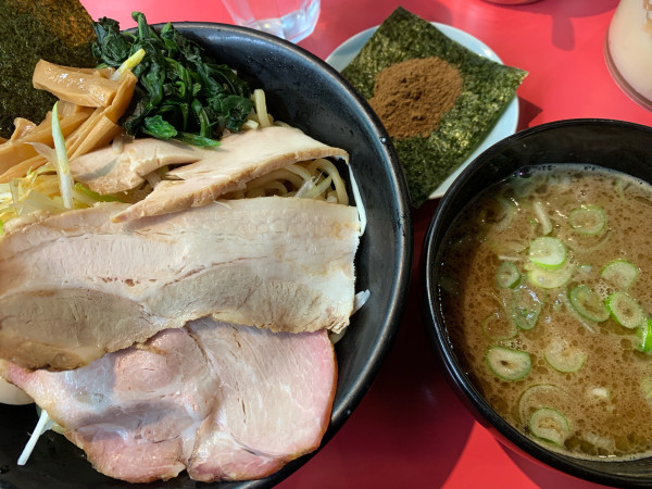 「特製つけ麺・冷」@横浜ラーメン とんこつ家 鹿島店の写真