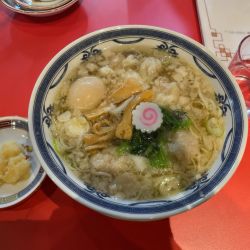 味玉わんたん麺(わんたん5個)