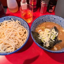 つけ麺　メンマ　瓶ビール