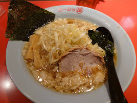 「ネギラーメン白 醤油 小」@ラーショマルミャー 王子店の写真