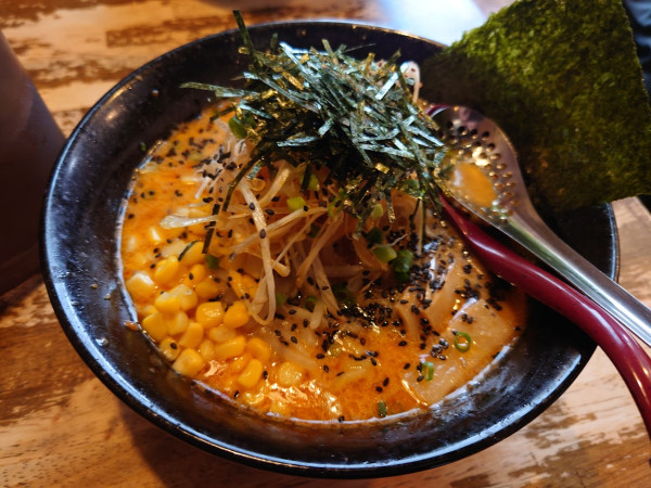 「安養寺味噌ラーメン 太麺 + 辛ネギ」@麺や 天鳳の写真