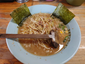 「味噌ネギラーメン」@ラーメンショップ 椿 上彦川戸店の写真