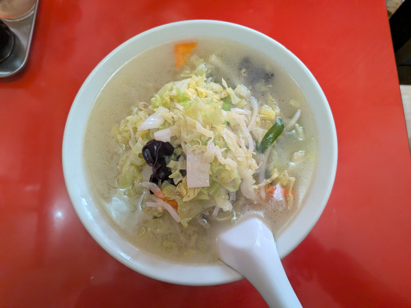 「野菜そばと半チャーハン：780円」@中国料理 碧苑軒の写真