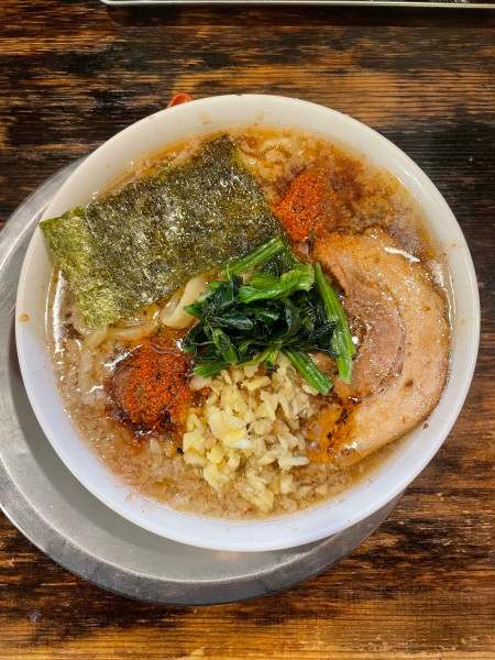 「ラうどん(1050円)しょうが」@ラーメン ヤスオの写真