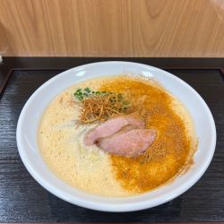 羽幌甘えびと鴨味噌パイタン