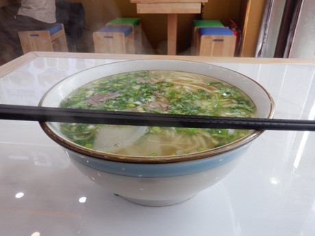 「牛肉拉面」@大西北拉面の写真