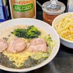 コリノリラーメン（小）+ネギ丼（990円+430円）
