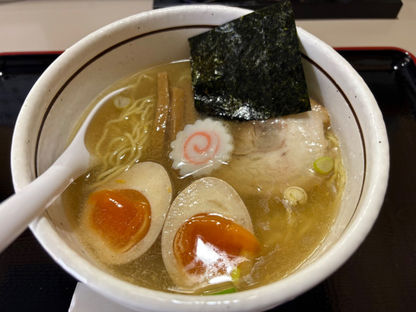 「塩そば850円+味玉120円」@煮干し支那そば 正の写真