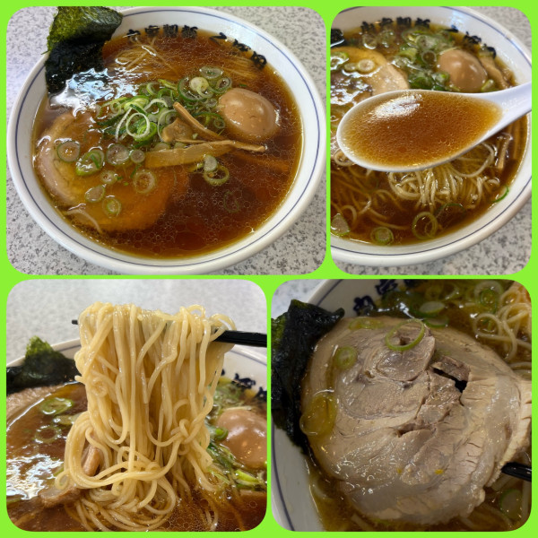 「醤油らーめん¥950+味玉¥130」@自家製麺 らーめん くぼ田の写真