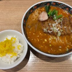 パイコー担々麺 大辛 ¥1250 & サービス半ライス