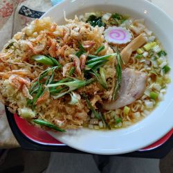 カキ揚げラーメン