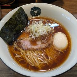 醤油らぁめん＋味玉＋にぼしの和え玉