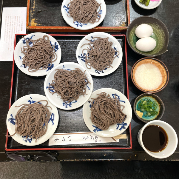 「名物 皿そば」@出石そば いづもの写真