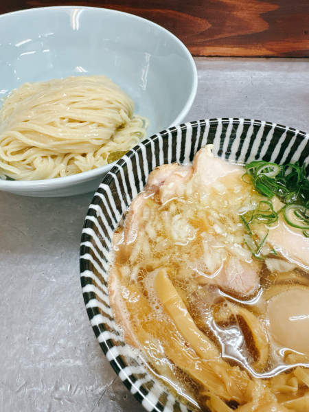「鯵塩つけ麺」@麺や 睡蓮の写真