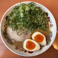煮卵ねぎラーメン（こってり）