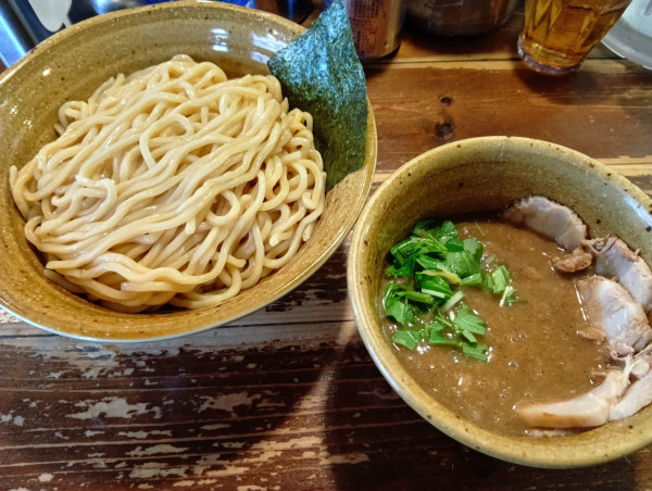 「ベジポタ肉増し煮干しじめつけ麺大」@ベジポタつけ麺 えん寺の写真
