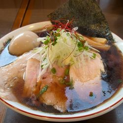 烏賊煮干ラーメン＆味玉　醤油