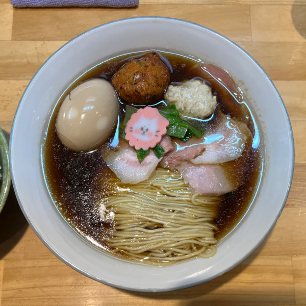 「特製醤油中華そば」@猫と月の写真