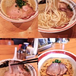 『牡蠣塩中華そば＋牡蠣替え玉(￥1100+250)』