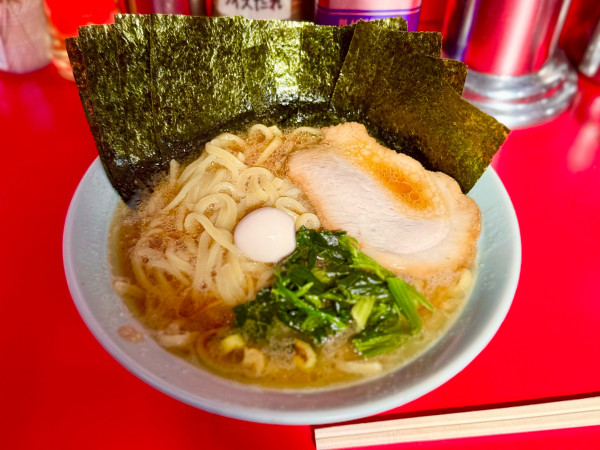 「ラーメン　のり増し」@ラーメン壱六家 磯子本店の写真