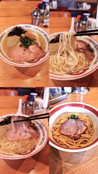 「『牡蠣塩中華そば＋牡蠣替え玉(￥1100+250)』」@麺尊RAGE RENEGADESの写真