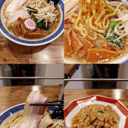 『中華そば 背脂+セット半炒飯(￥1150+500)』