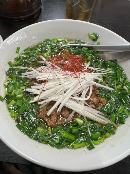 「ニラそば」@支那そば 晴流家の写真