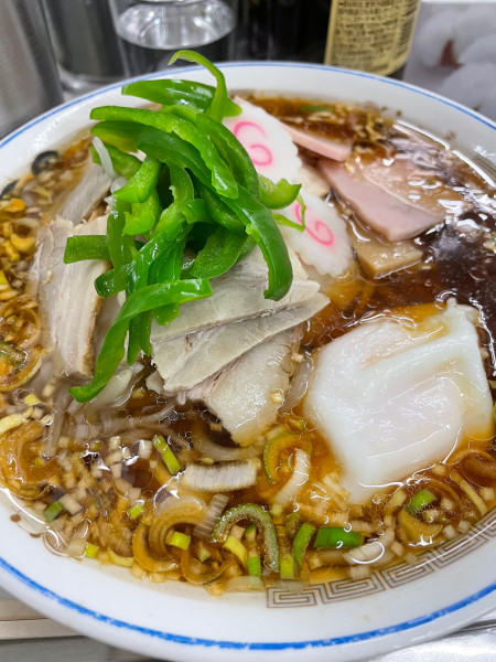 「五目チャシューメン 半熟卵変更」@中華そば みたかの写真