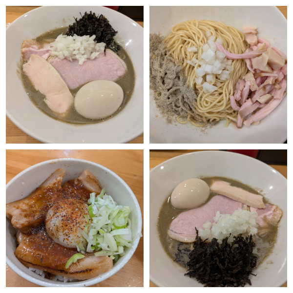 「濃厚煮干しらーめん➕和え玉➕代替即興丼」@煮干らーめん 川むらの写真