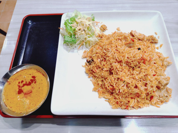 「ビリヤニセット　１１００円」@ミニインドレストランの写真