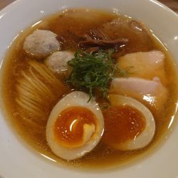 特製裏醤油そば＋味玉