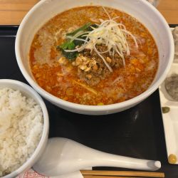担々麺　ハーブ豚の焼売＋中ライスセット