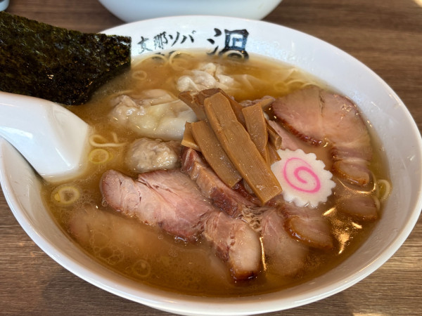 「チャーシューワンタン麺（大盛）」@支那ソバ 雲呑 渦の写真