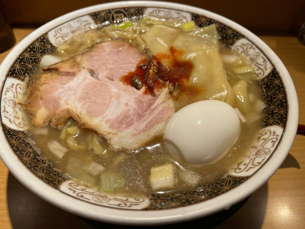 「味玉煮干ラーメン」@すごい煮干ラーメン凪 西新宿7丁目店の写真