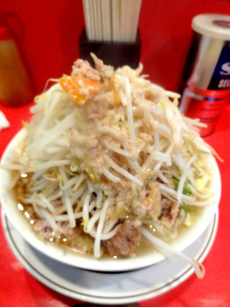 「小1000円全部」@ラーメン二郎 府中店の写真