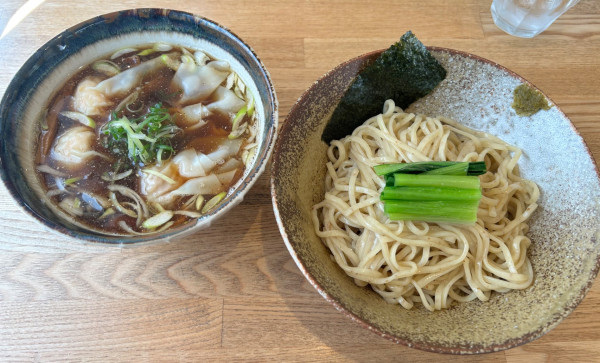 「つけそば(肉海老ワンタン入)1400円」@DURAMENTEIの写真